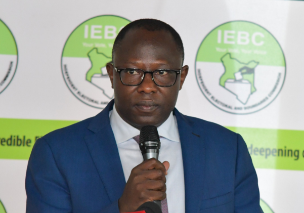 A file photo of IEBC Chair Erastus Ethekon.